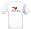 I LOVE SINGAPORE - City-series - White T-shirt