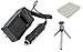 Replacement Battery PLUS Mini Battery Travel Charger for Specific Digital Camera and Camcorder Models / Compatible with Sanyo DB-L20, DB-L20AU, Xacti: DMX-C1, DMX-C4(D), DMX-CA6, DMX-CA65, DMX-CA8, DMX-CA9, DMX-CG6, DMX-CG6-S, DMX-CG65, DMX-CG65-G, DMX-CG65-K, DMX-CG65-S, Xatic: VPC-CA6, VPC-E6, VPC-E7 Charges with Intelligent Charge Technology - Includes Car Adapter and Mini Tripod with Expandable Legs