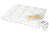 EXTRA WARM Kassettendecke 200x200 cm - 1190 gr. 4x6 Karos (8 cm Steghoehe) PREMIUM DE LUXE