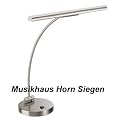 Jahn Klavierlampe Piano Lampe Leuchte, silber, Made in Germany