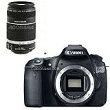 Canon EOS 60D Digital SLR Camera Body, with 55-250mm f/4-5.6 IS Image Stabilizer Telephoto Zoom Lens