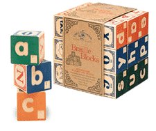 Childrens Toyshop  Toys : BRAILLE/SIGN LANGUAGE ABC BLOCKS
