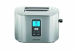 KRUPS TT6190 2-Slice Digital Toaster, Stainless Steel