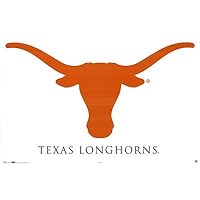 University of Texas (Logo) NCAA Art Poster Print - 24x36
