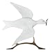 Dove of Peace Weathervane Rooftop Black
