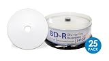 DIGISTOR BD-R Blu-ray Disc 6x 50GB, White Inkjet Printable Surface (25er Pack)