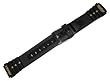 Timex Black Watch Band for Vintage Ironman, Triathlon, 19mm TX563711, TX363711