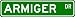 ARMIGER Street Sign ~ Personalized Family Lastname Sign ~ Gameroom, Basement, Garage Sign Novelty** ALUMINUM