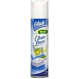 S C Johnson Wax 13200 'Glade' Clean Linen Aerosol Air Freshener Spray 9 Oz