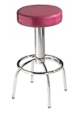 145-30-RD Spider Leg Backless Swivel Barstool