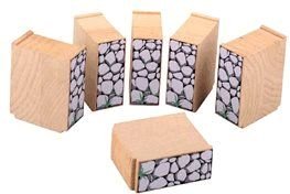 Wooden Ascending Track Riser Block Set Fits Brio Thomas Train Track