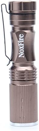 NoxFire Bright LED Flashlight Torch, Light Lamp for Emergency / Safety / Security (Adjustable Zoomable Focus, 3 Brightness Levels plus Strobe, Battery and Charger Included)