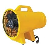 8 Electric Axial Plastic Blower With 25'L Ducting