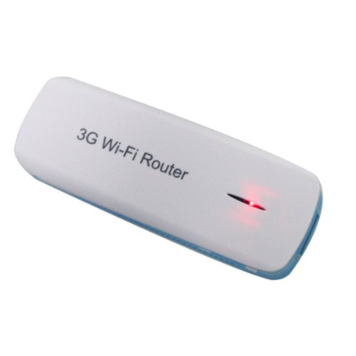 AGPtekÂ® 5 in 1 USB 3G Mobile Wireless Router WiFi Hotspot + 1800mAh Power Bank Backup Power for iPhone/iPad/Smartphones/Tablet/PSP/Skype and More USB Powered Devices