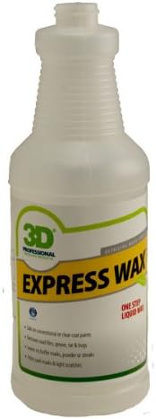 3D Express Wax OSHA Compliant EMPTY Bottle