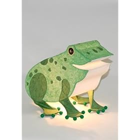 Freestanding Green Frog Night Light Table Lamp