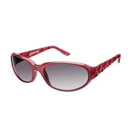 Quilted Oval Sunglasses