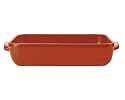 Emile Henry Flame, All Heats (Except Induction), French Ceramic, Rectangular Roaster, Red, 39x26cm