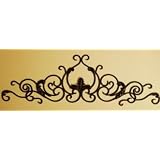 32 Fleur de Lis Wrought Iron Wall Grille - Door Topper Pediment by TreasureCombers