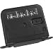 Homebrite Plastic Garden Landscape Solar Deck Lights with 3 LED, Wunderlight, Set of 6, Black