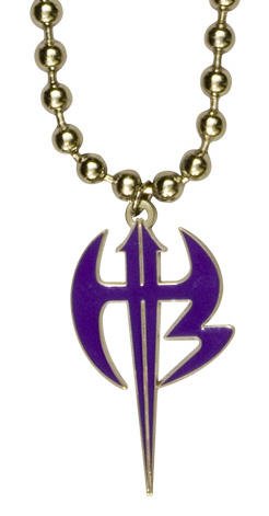 Childrens Toyshop  Spielwaren : WWE WWF Pendant Hardy Boyz PURPLE Logo Kette Matt Jeff
