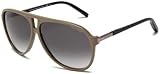 Tommy Hilfiger Men's 1012/N/S 0UOG Aviator Sunglasses,Khaki Blue Frame/Grey Shade Lens,One Size