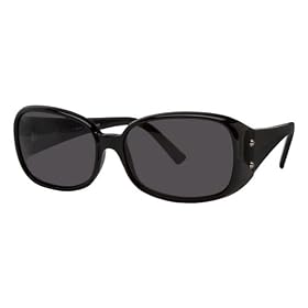 FENDI FS389 001 BLACK PLASTIC SUNGLASSES