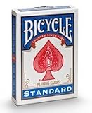 Bicycle Poker Size Standard Index Playing Cards (Blue or Red)
