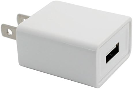 SUPEREX® Quick &amp; Safe USB Port Universal AC Wall Charger with 1Amp Output Automatically Adjusts to Different Voltages Compatible for Tablets and Smart Phones (USB Cable Excluded) White