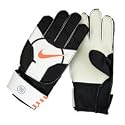 Nike T90 Match Goalkeeper Gloves - White/Black - Kids
