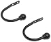 Umbra Ball Set of Two Holdbacks, Matte Black