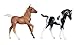Breyer Classics Dark Palomino & Black Pinto Foals