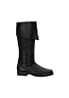 Men's Calf High Pirate Boot With No Lacing And 1 1/2 Heel
