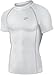 New 045 White Skin Tights Compression Base Layer Running Sports Top Mens
