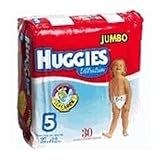 Huggies Ultratrim Diapers Unisex, Size 5, Over 27 lbs, Jumbo Pack 52245 - 30 diapers / pack, 4packs