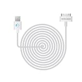 Wecase®flipsync Keychain USB Charge Sync Cable, White Extra 10ft Long USB Cable Cord Charger for Apple Iphone 3g 4g 4gs Ipad 2 Ipod Touch Nano