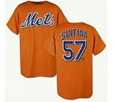 New York Mets Name and Number T-Shirt #57 Santana