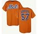 New York Mets Name and Number T-Shirt #57 Santana - Large