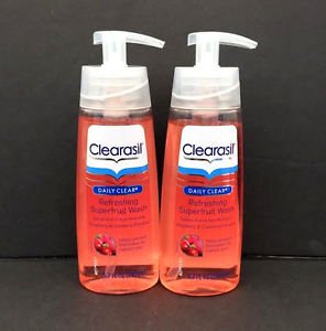 Clearasil Daily Clear Refreshing Superfruit Wash, 6.7 oz (2Pack )