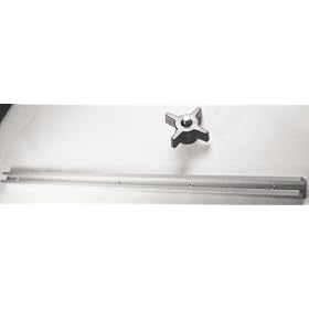 24 ALUMINUM T-TRACK WITH FREE KNOB AND BOLT by Peachtree Woodworking
