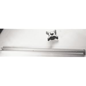 24 ALUMINUM T-TRACK WITH FREE KNOB AND BOLT by Peachtree Woodworking - PW1018 by 