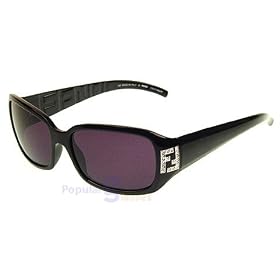 Authentic Fendi Sunglasses 350R black shiny black 001