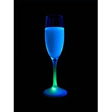 Fortune ProductsLG-6004 Lighted Champagne Real Glass, 2" Diameter x 10.3" Height, 10oz Capacity (Pack of 4)