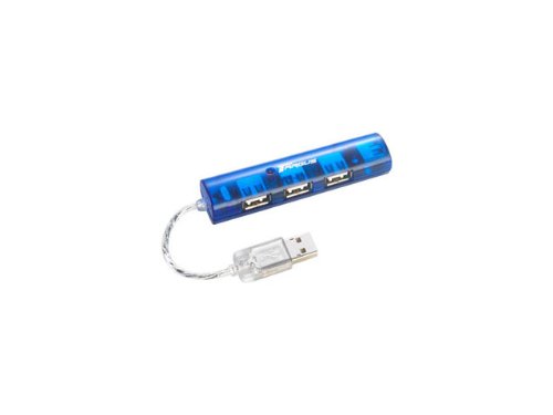 New Targus Ultra Mini-Usb 2.0 4-Port Hub Blue External Data Transfer Rate 480 Mbps Wired
