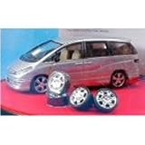 【ミニオートプロショップ】　1/64　TOYOTA　エスティマ　シルバー　SBC24