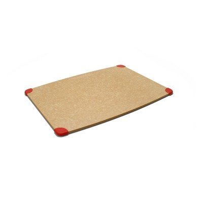 Gripper Series 15 Cutting Board in Natural with Red Gripper