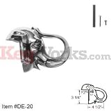 DE-20 Elephant Arm Rail Bracket - Polished Chrome