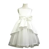 【ノーブランド 品】フラワーガールのドレス ウェディング ページェント 花嫁介添人 結婚式 パーティー 花の女の子 6-7歳 ドレス アップ