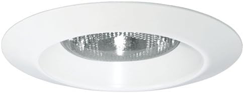 Hubbell Lighting Prescolite TO64WL 6-Inch Incandescent Recessed Downlight Hi-Wattage White Open Shower Trim