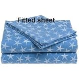Tommy Hilfiger Laguna Bay Cotton 200TC Fitted Sheet TWIN